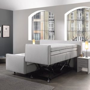 Hoog Laag boxspring Comforta 2-persoons
