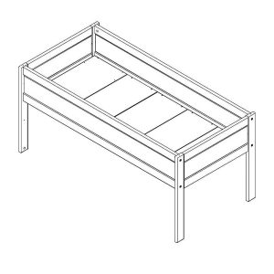 Lifetime bovenbed avonturenbed My Hangout – Wit of Whitewash (Incl. bodemplaten)
