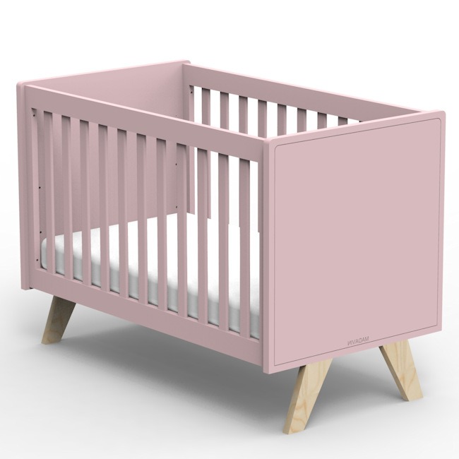 Mathy by Bols Madavin ledikant met berkenhouten poten – Diverse kleuren - Afbeelding 3