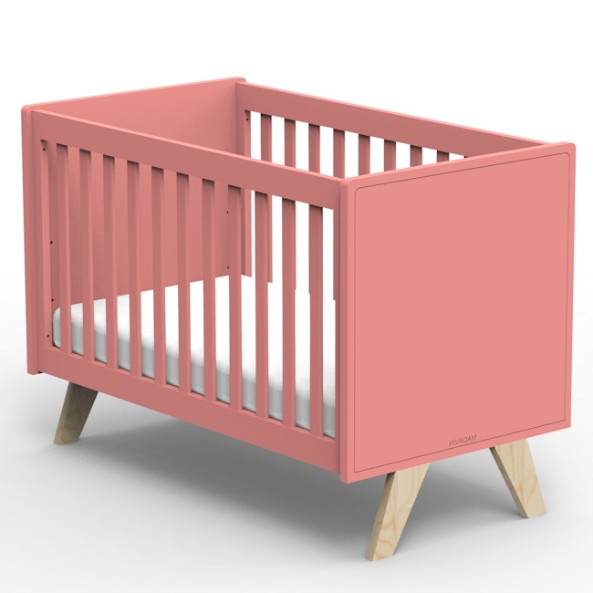 Mathy by Bols Madavin ledikant met berkenhouten poten – Diverse kleuren - Afbeelding 8