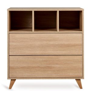 Quax Loft commode met 2 laden – Honey Ash